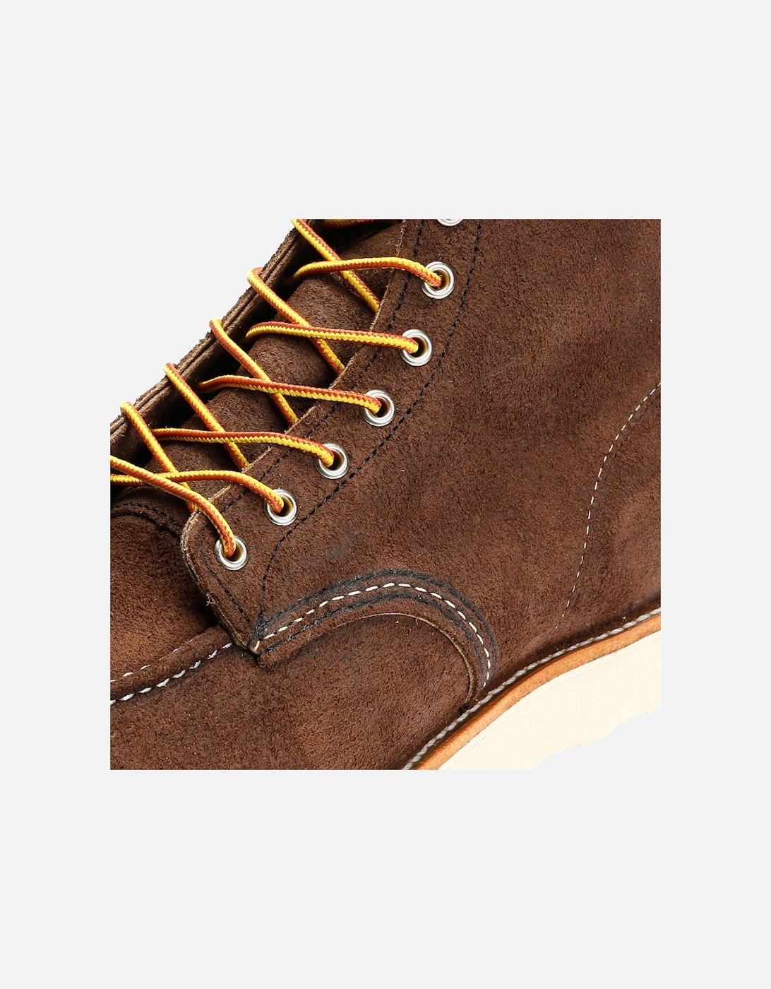 8836 6 Inch Moc Toe Suede Men's Chocolate Boots