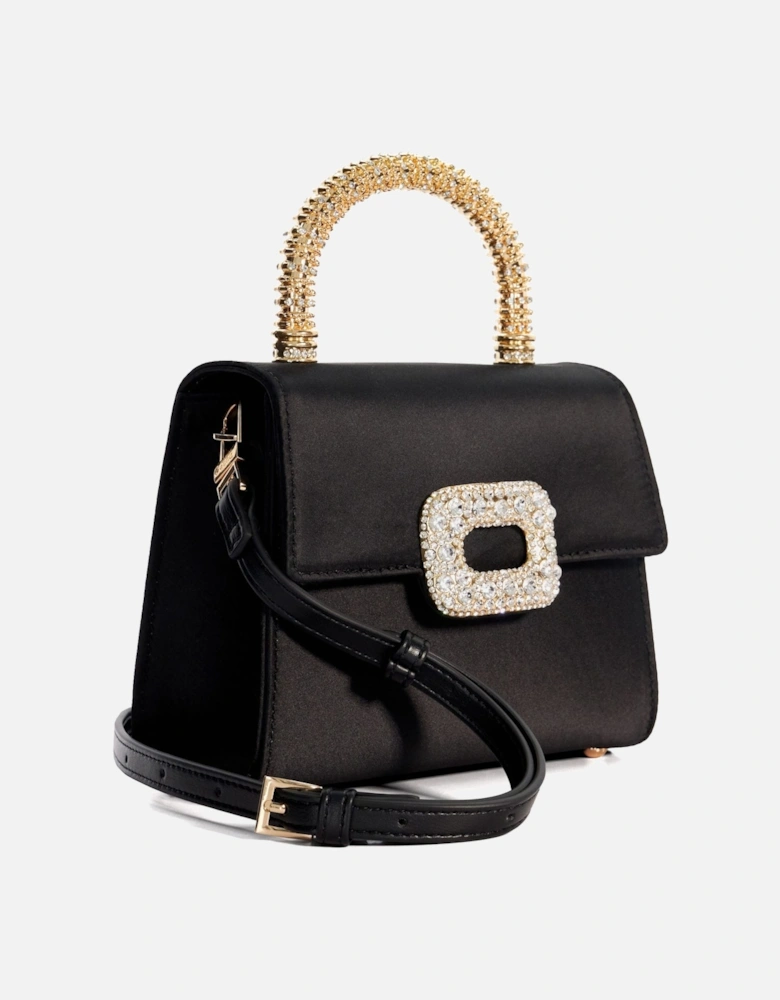 Bolenna Brooch Detail Top Handle Bag