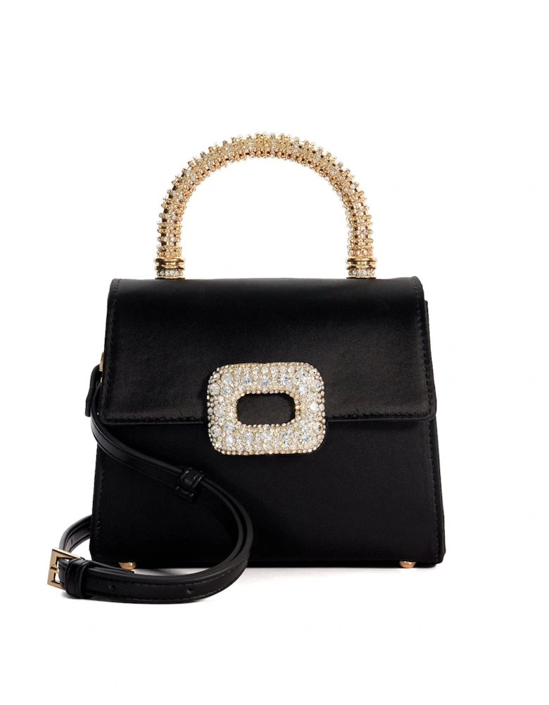 Bolenna Brooch Detail Top Handle Bag