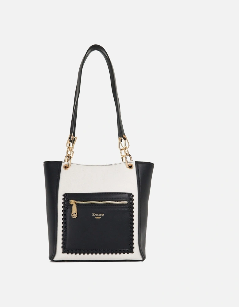 Duckie Long Handle Logo Tote Bag