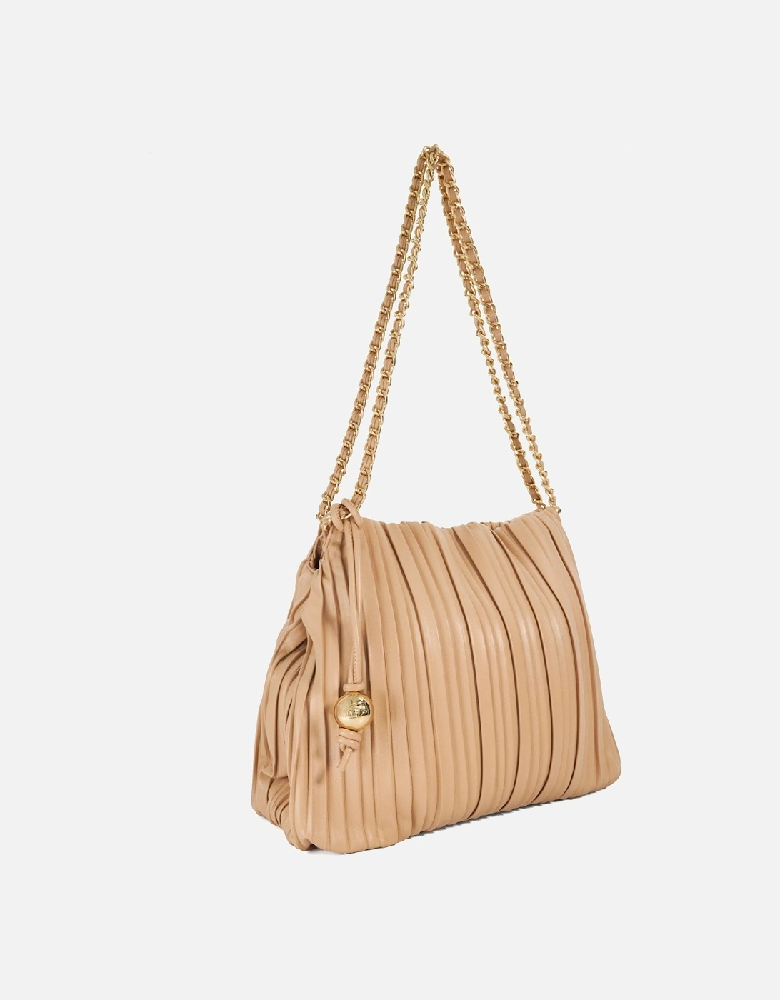 Dominic Pleated Chain Handle Bag