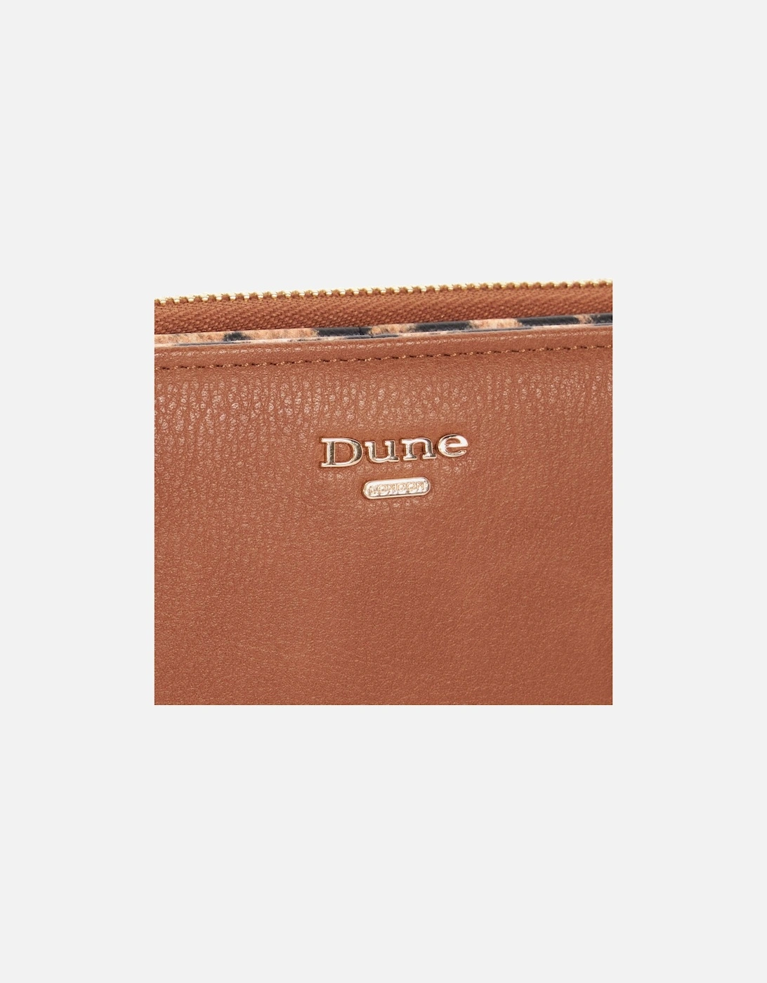 Krissyo Leopard Lined Tan Purse