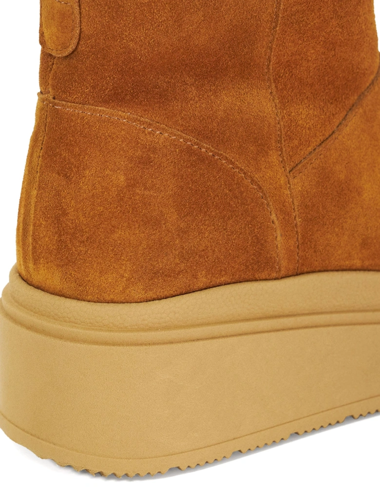 Podsey Faux Shearling Lined Platform Boots