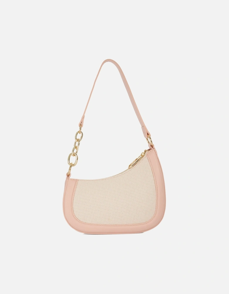 Direction Chain Detail Shoulder Bag