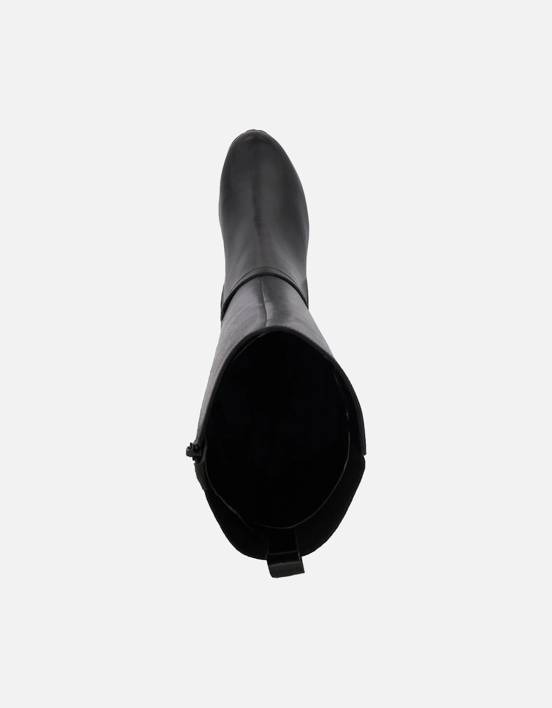 Sareena Buckle Block Heel Knee High Boots