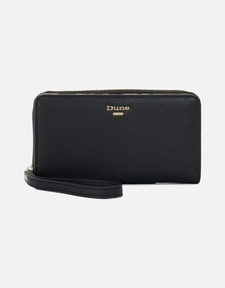 Krissyo Leopard Lined Tan Purse