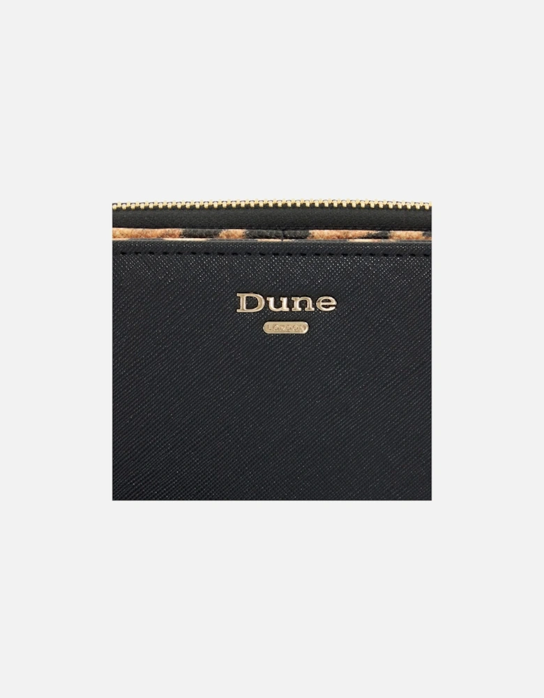 Krissyo Leopard Lined Tan Purse