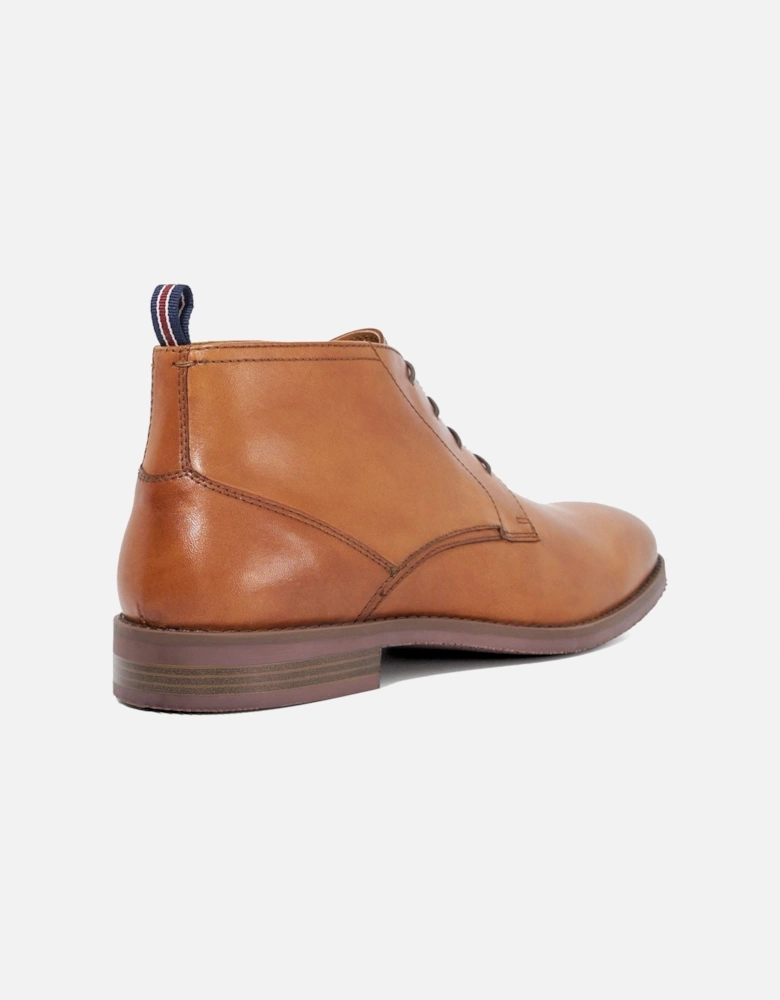 Minato Leather Lace Up Ankle Boots