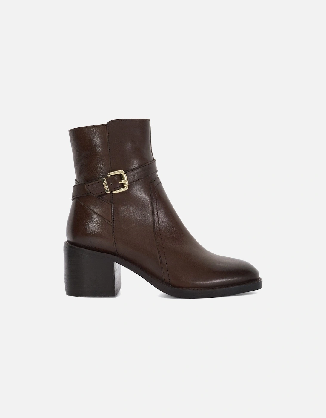 Plotto Leather Block Heel Boots, 6 of 5