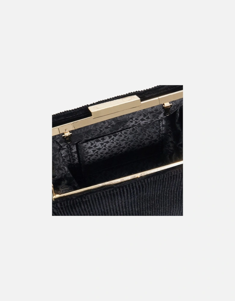 Eclipso Textured Gold Frame Clutch Bag