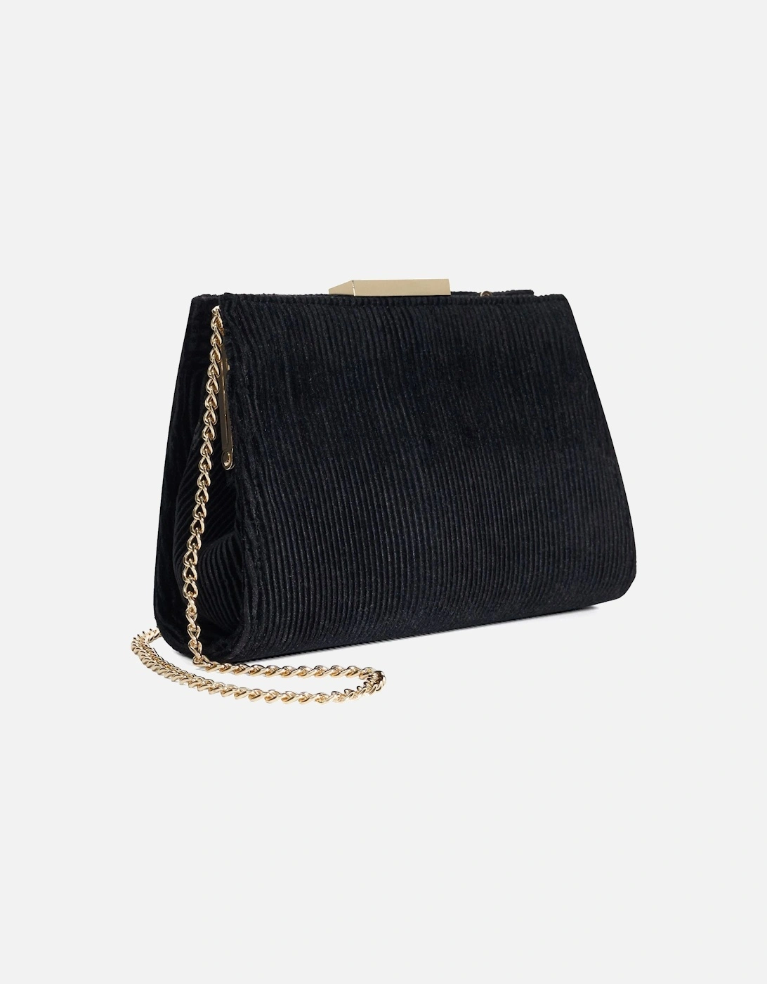 Eclipso Textured Gold Frame Clutch Bag