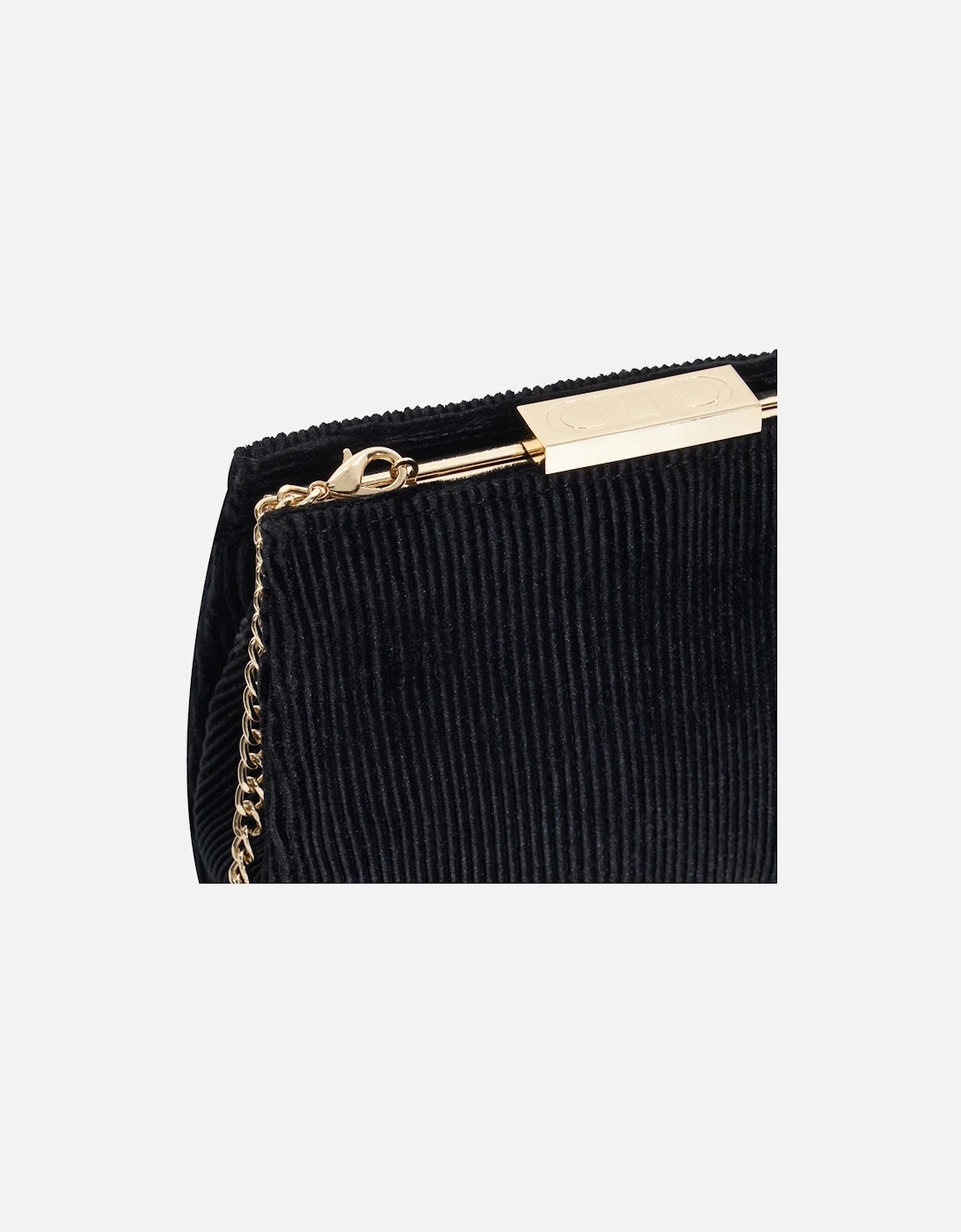 Eclipso Textured Gold Frame Clutch Bag