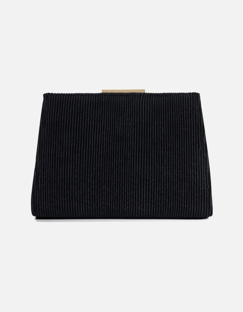 Eclipso Textured Gold Frame Clutch Bag