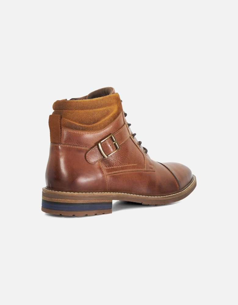 Castiel Leather Worker Boots
