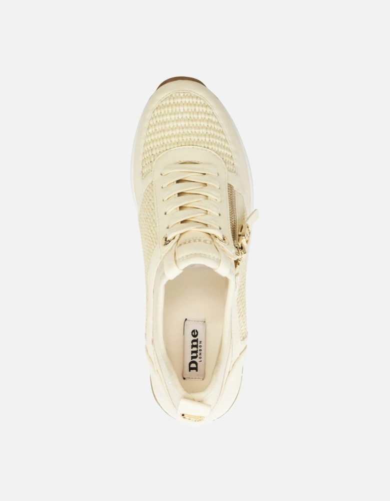 Eilin Wedge Lace Up Trainers