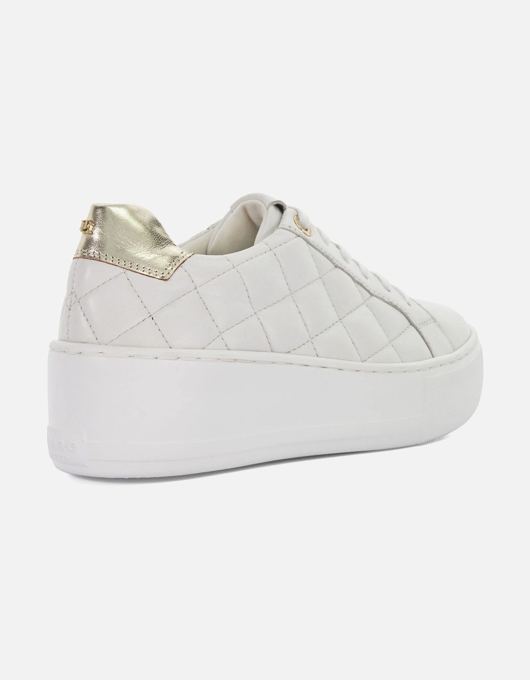 Elizas Quilted Wedge Heel Trainers