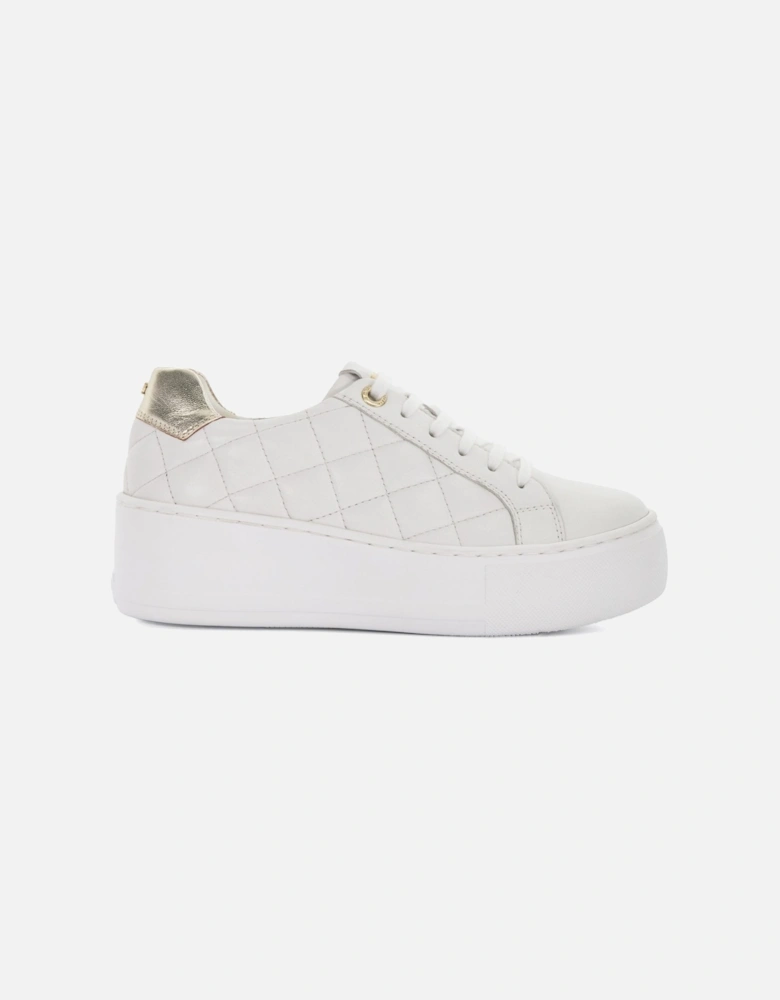 Elizas Quilted Wedge Heel Trainers