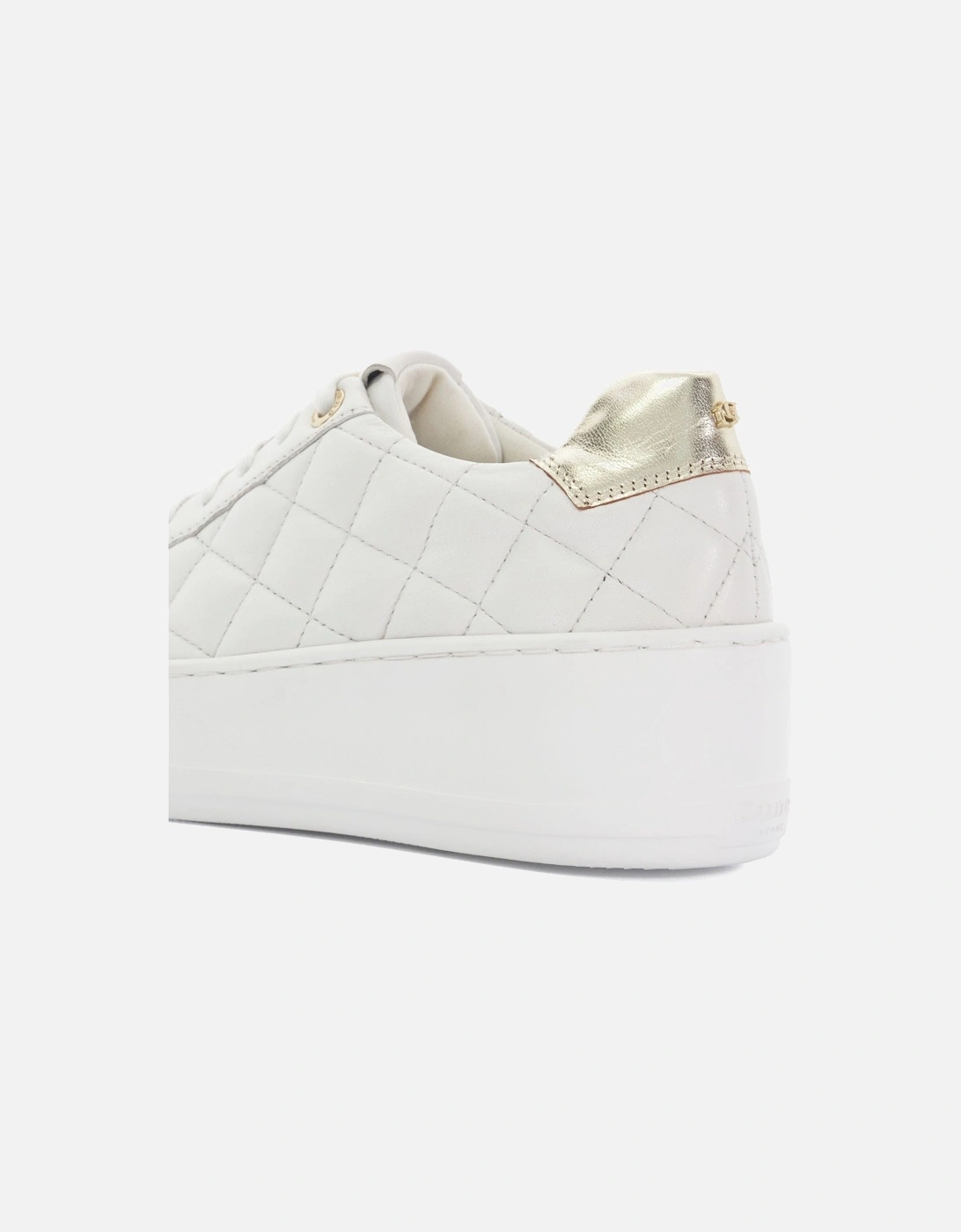 Elizas Quilted Wedge Heel Trainers