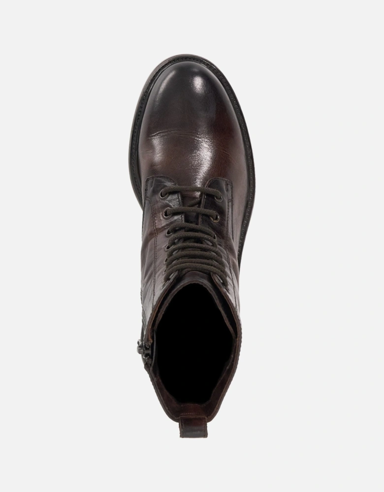 Patley Leather Lace Up Ankle Boots