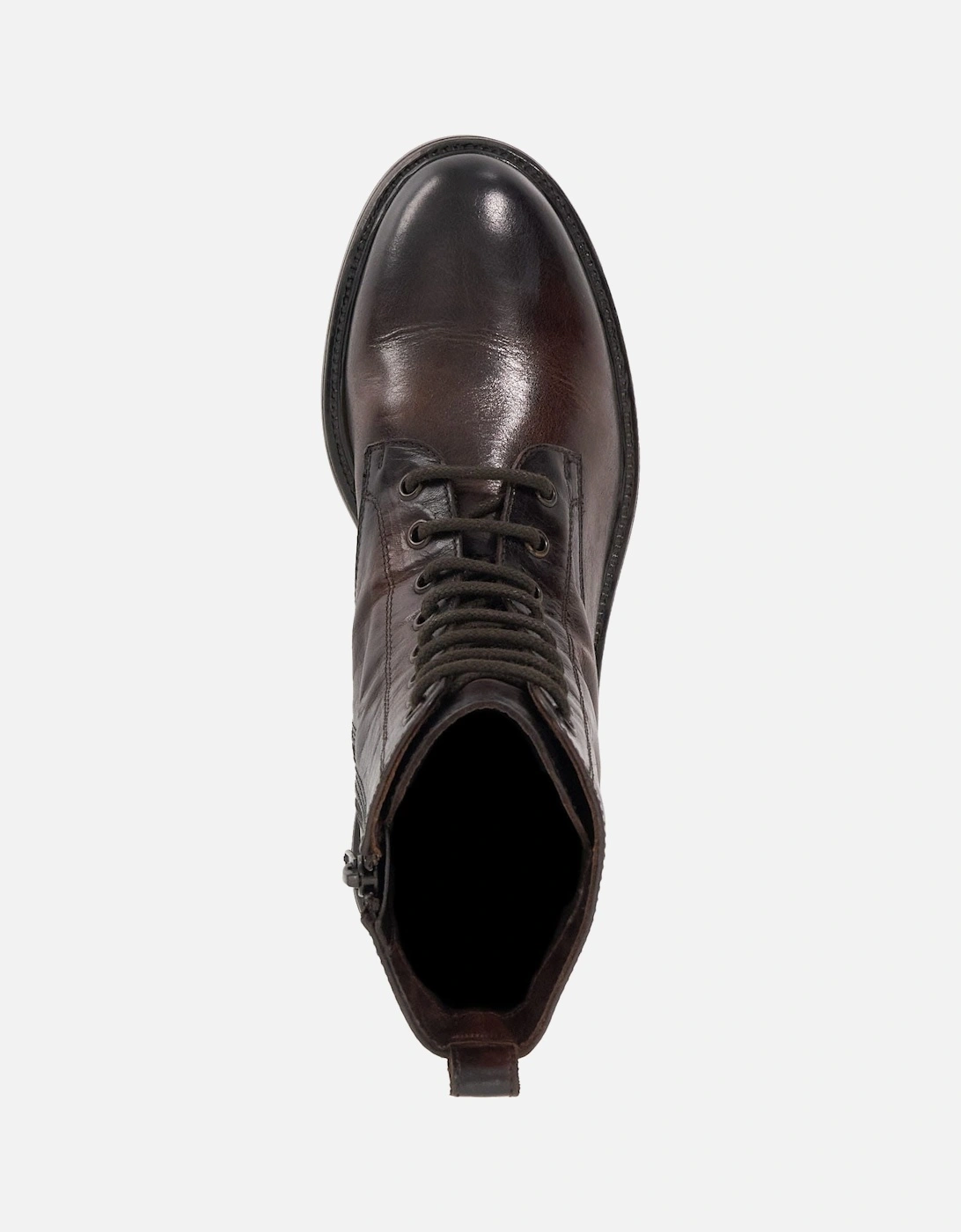 Patley Leather Lace Up Ankle Boots