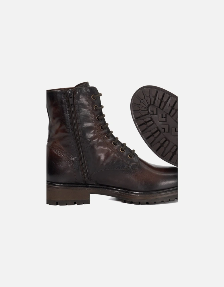 Patley Leather Lace Up Ankle Boots