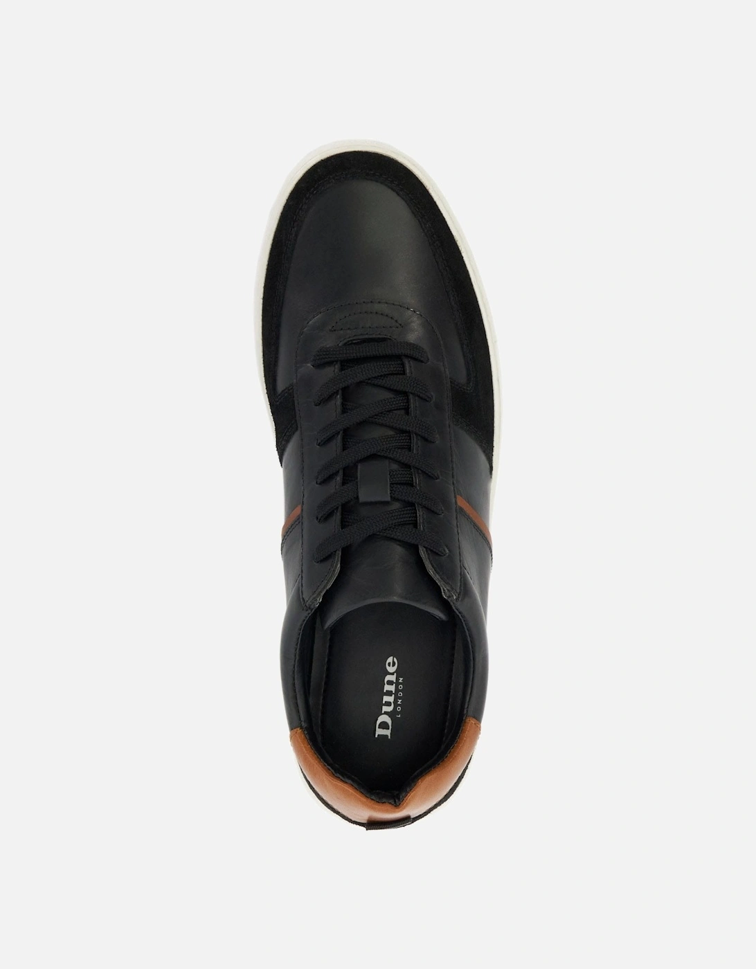 Theron Leather Panel Detail Trainers