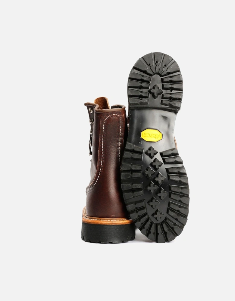 4585 8-Inch Logger Briar Oil Leather Men's Brown Boots