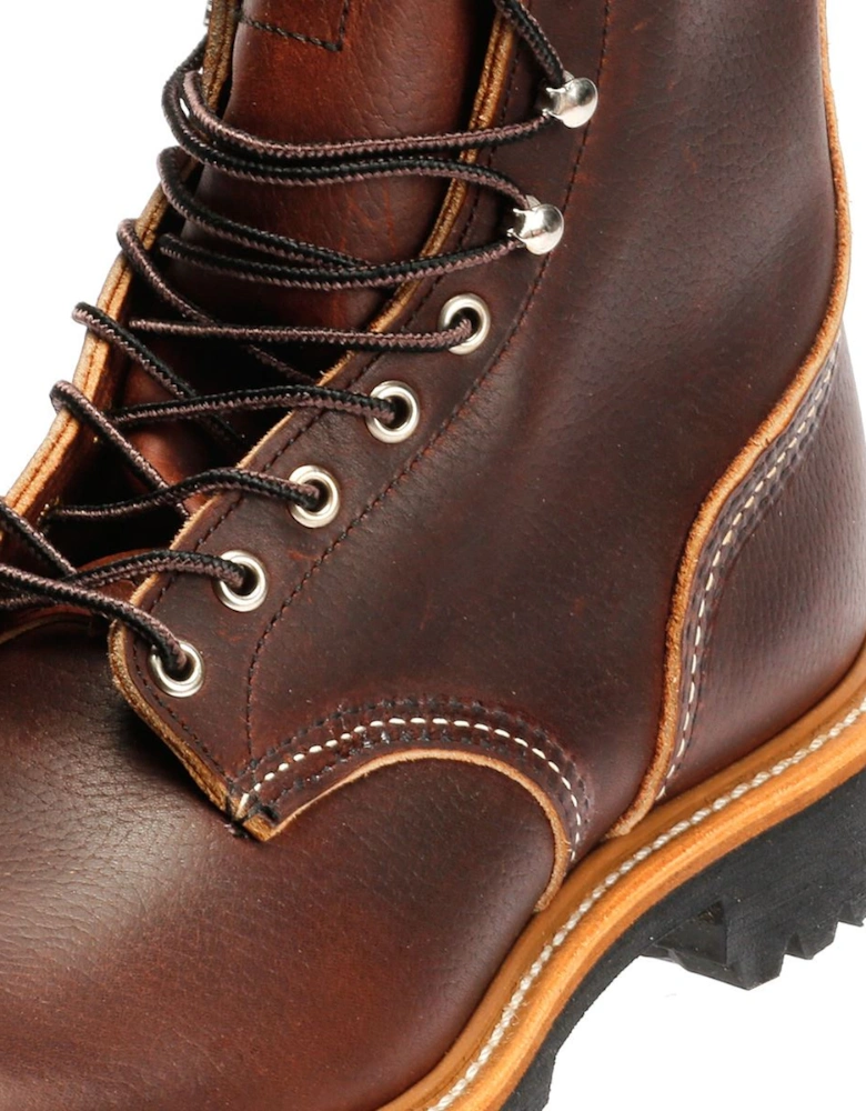 4585 8-Inch Logger Briar Oil Leather Men's Brown Boots