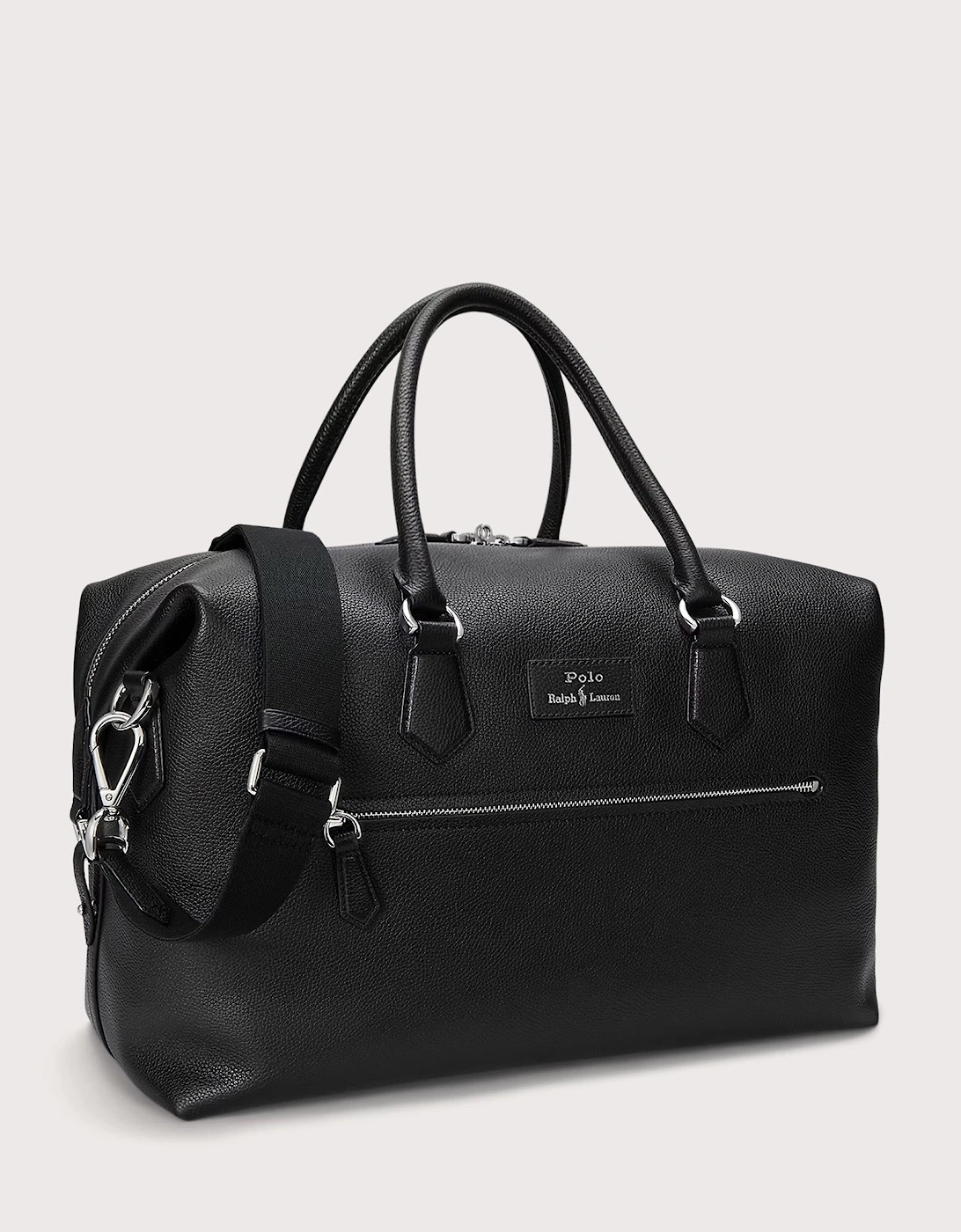 Pebbled Leather Duffel Bag, 4 of 3