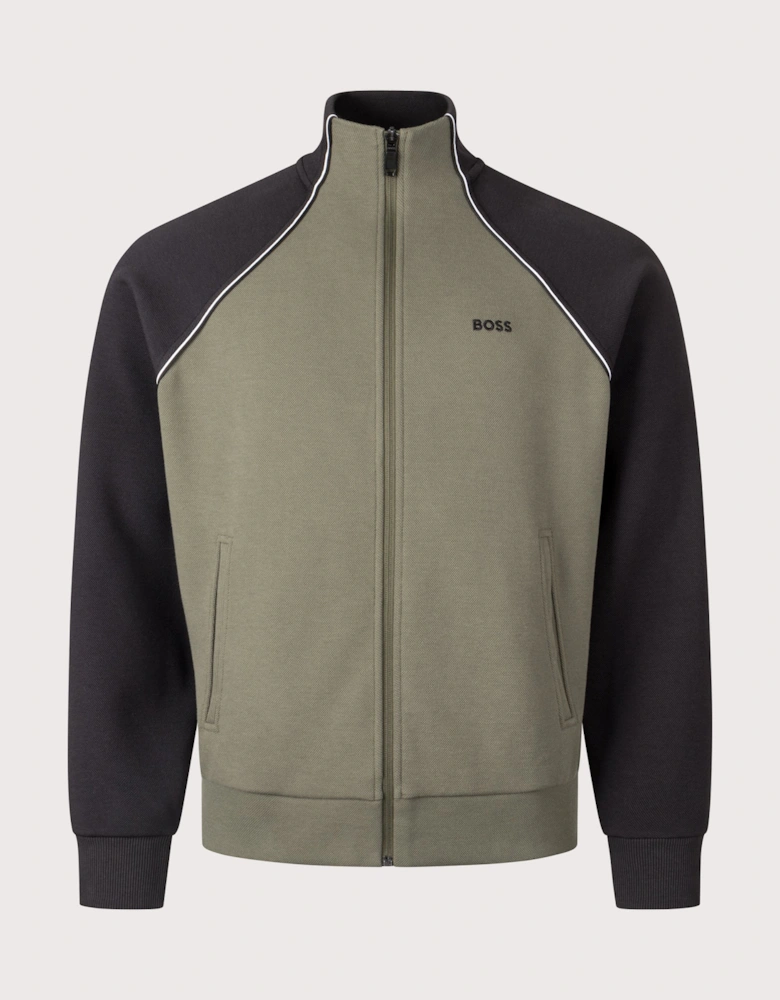 Join Skaz Zip Through Track Top