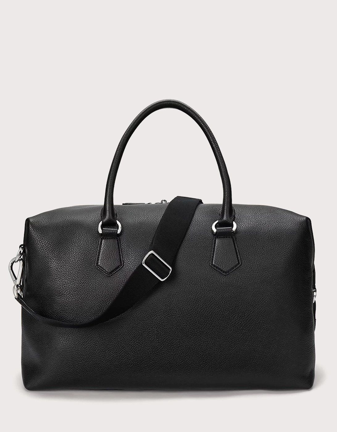 Pebbled Leather Duffel Bag
