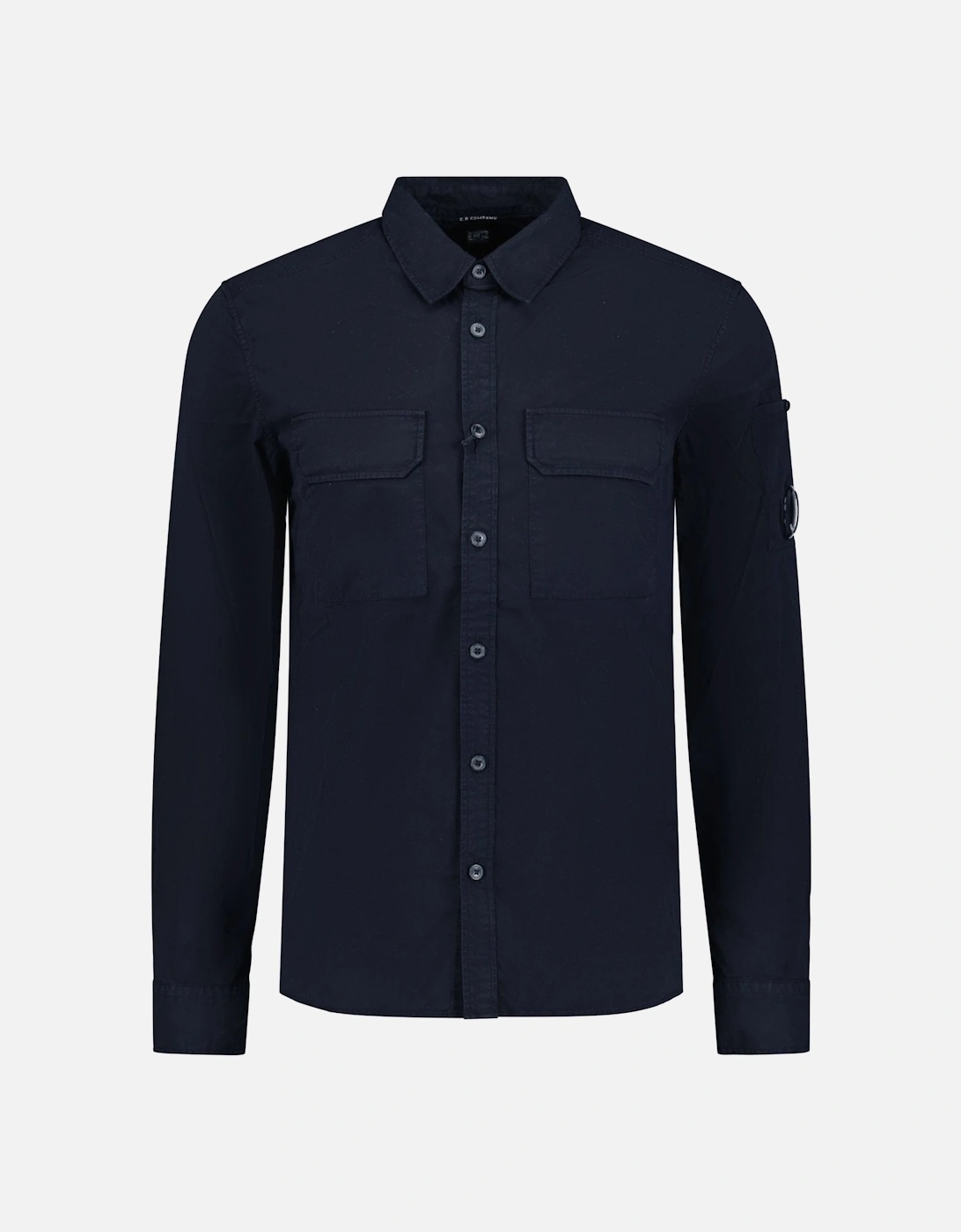 Button Up Lens Overshirt Navy, 4 of 3