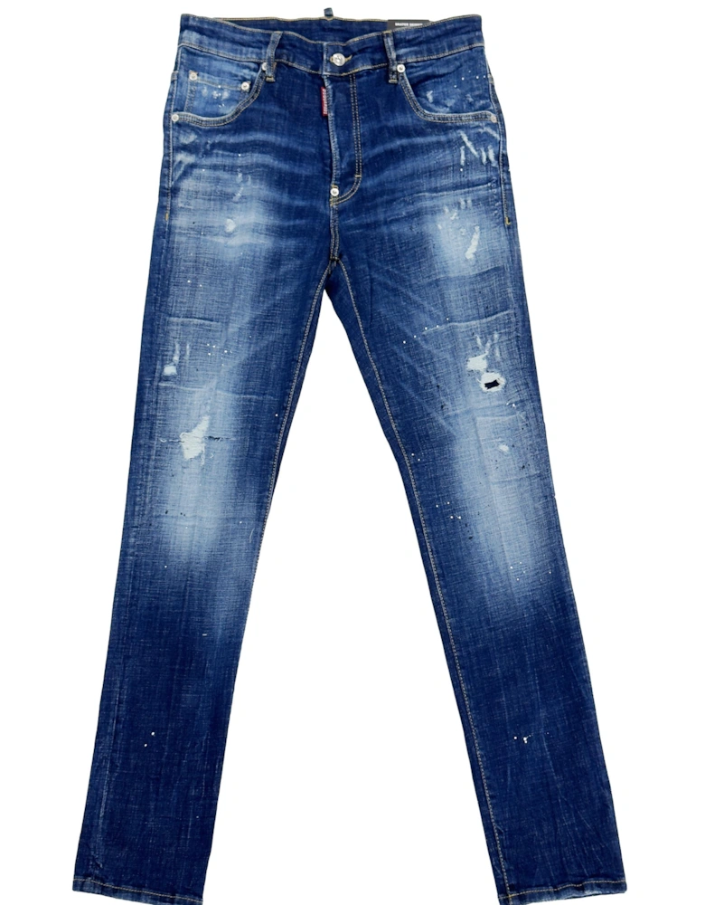 Skater Skinny Jeans in Blue