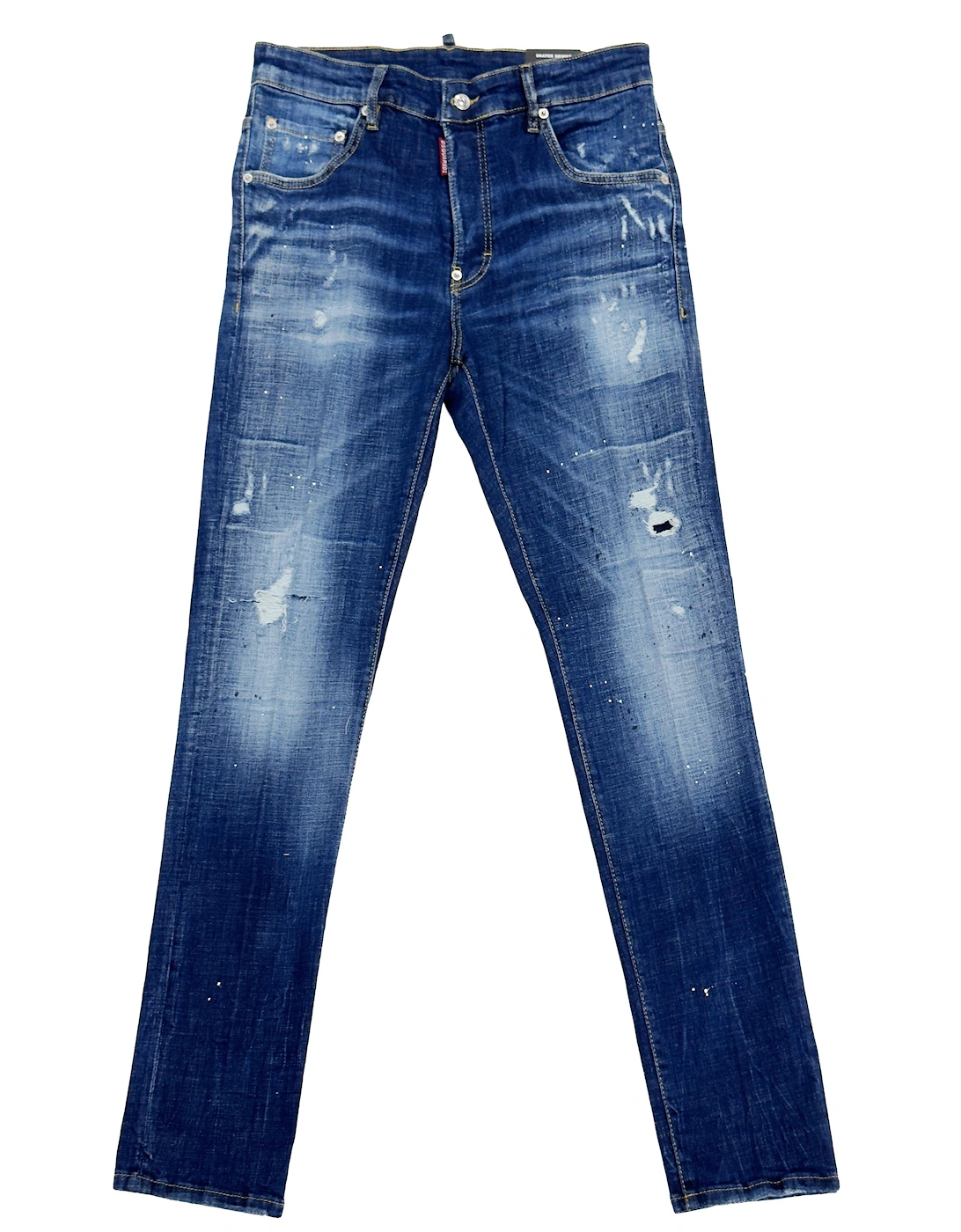 Men's Dsquared2 Skater Skinny Jeans in Blue - Size: 36