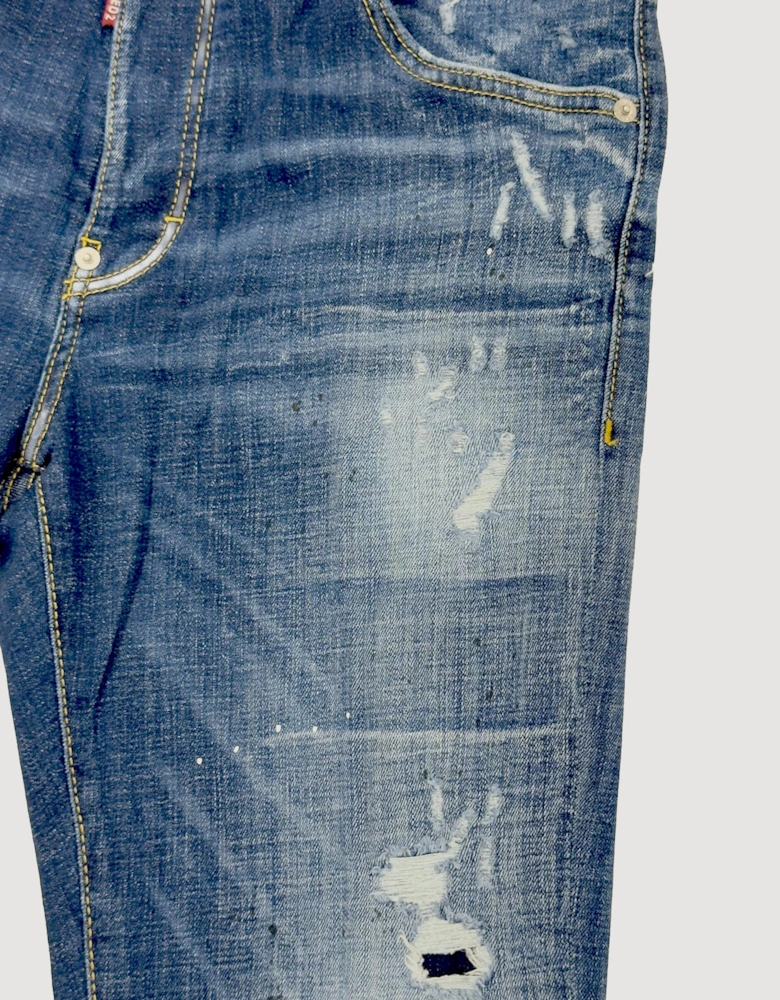 Skater Skinny Jeans in Blue