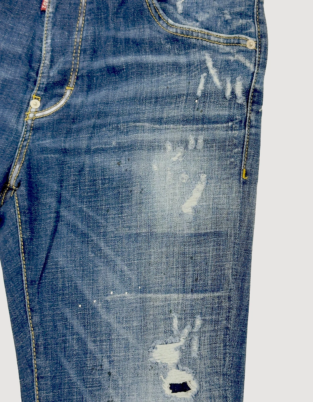 Skater Skinny Jeans in Blue