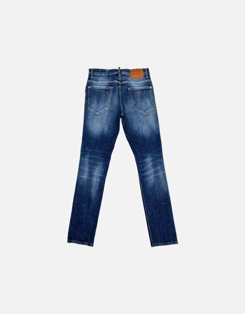 Skater Skinny Jeans in Blue
