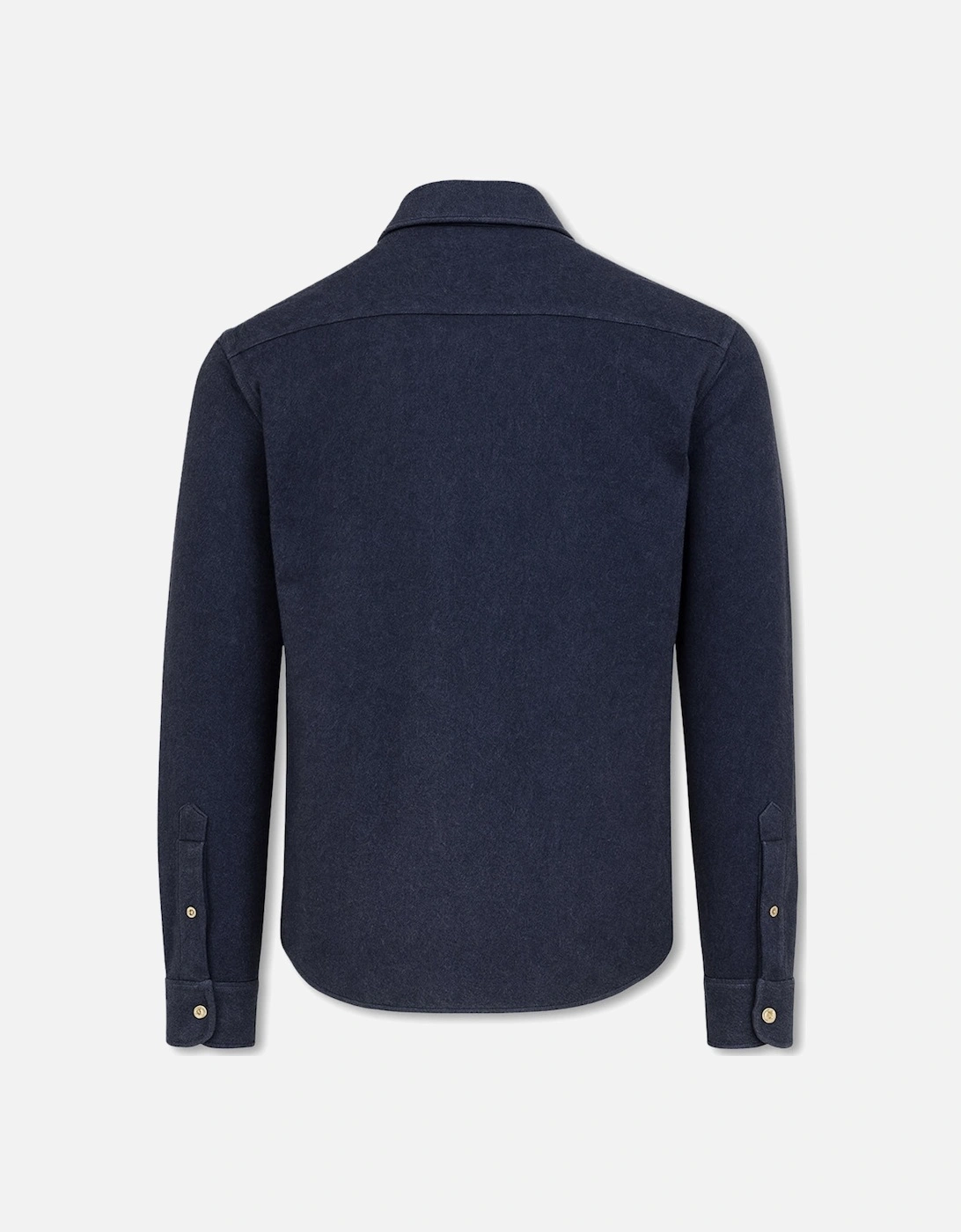 Men's Blue Virgin Wool Shirt