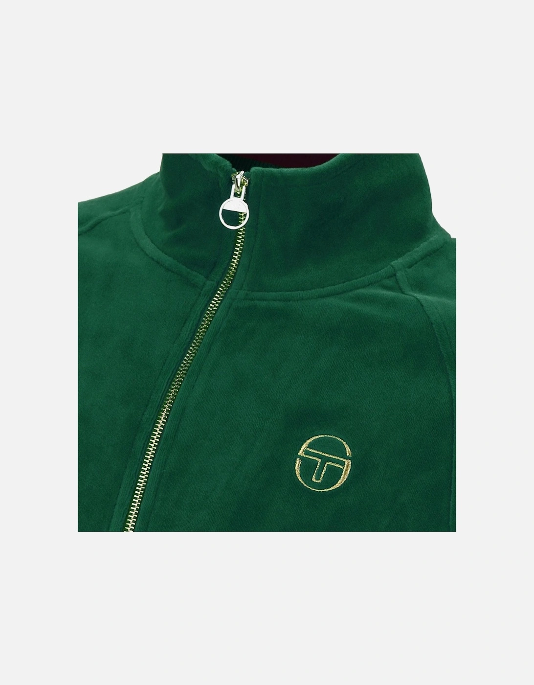 Court Velour Track Top Jacket Eden/Rhubarb