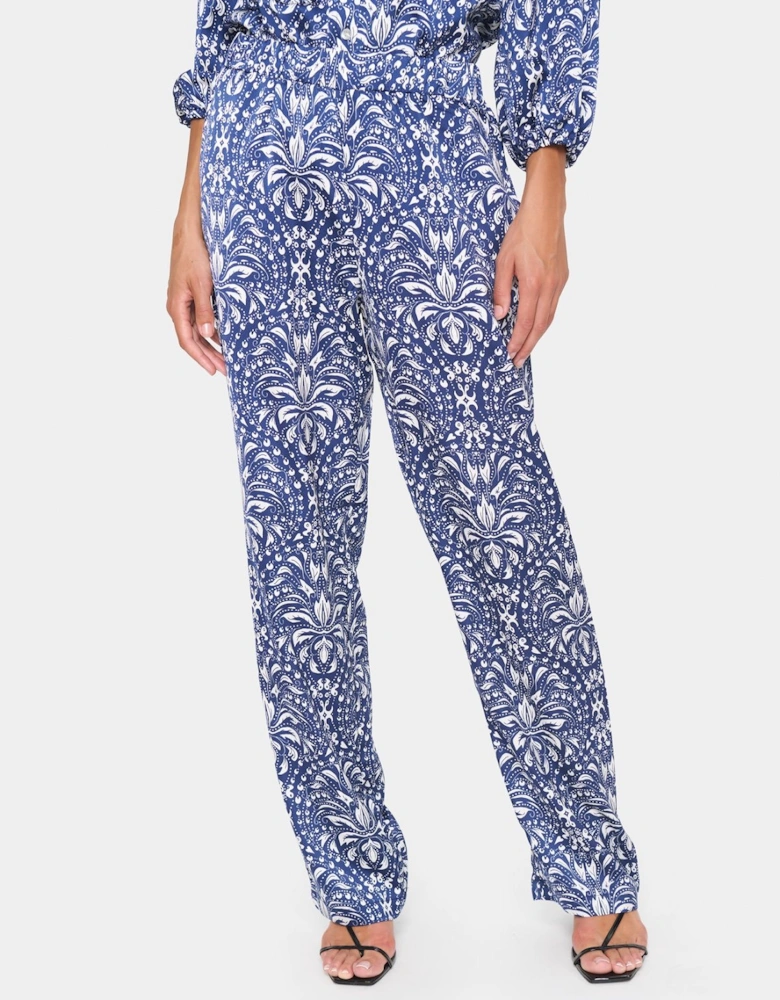 ImenaSZ High Waist Straight Leg Trousers