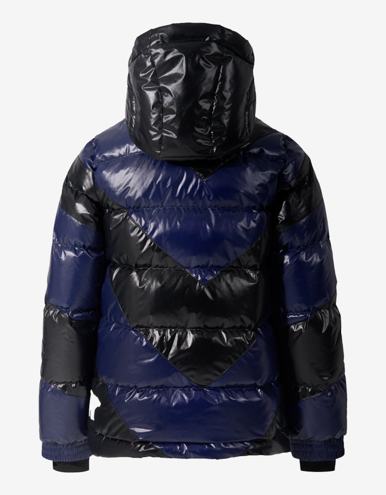 Kids Down Padded Super Mojo Ski Jacket in Black