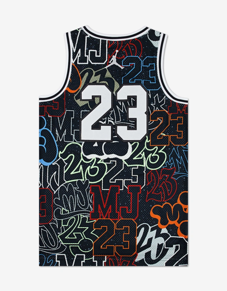 Jordan Kids 23 AOP Jersey in Black
