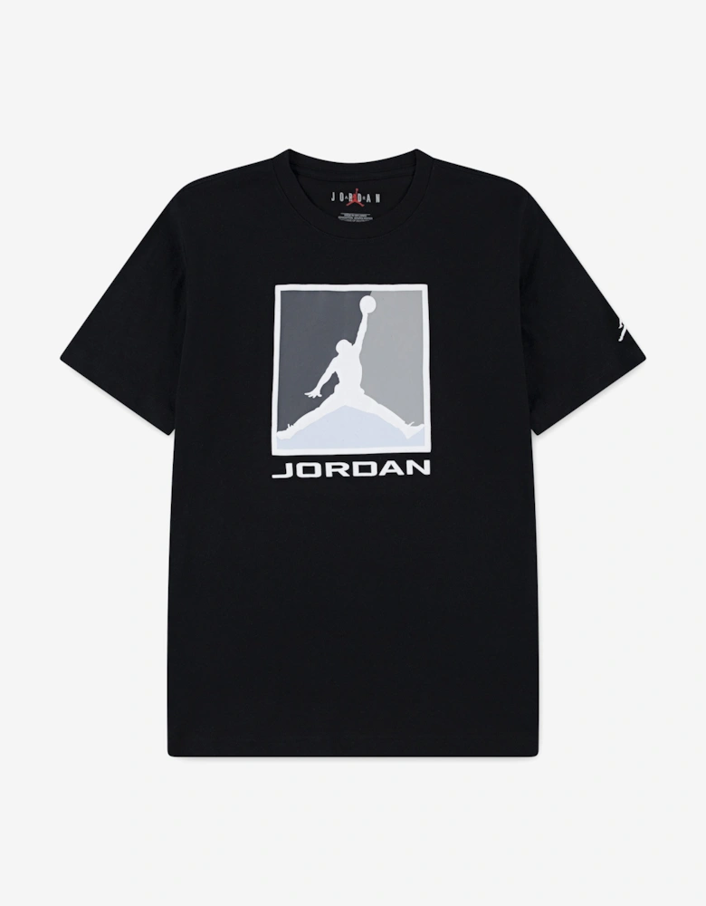 Jordan Boys MJ Flight Essential Bold 3.0 T-Shirt in Black