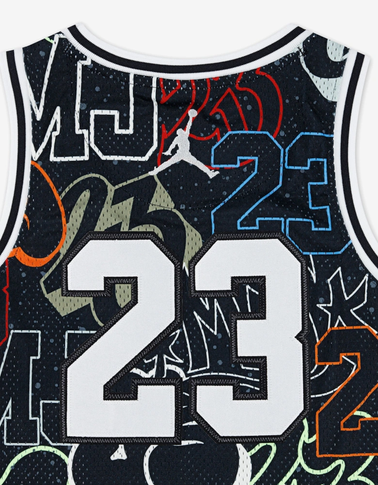 Jordan Kids 23 AOP Jersey in Black