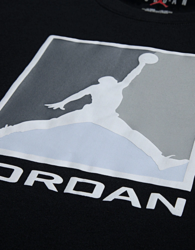 Jordan Boys MJ Flight Essential Bold 3.0 T-Shirt in Black