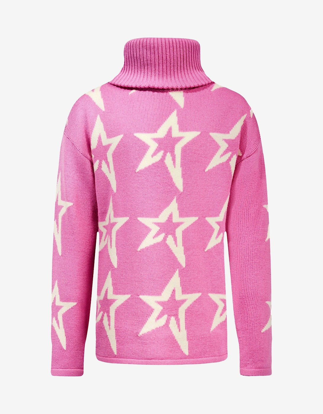 Girls Merino Wool Star Dust Jumper in Pink, 5 of 4