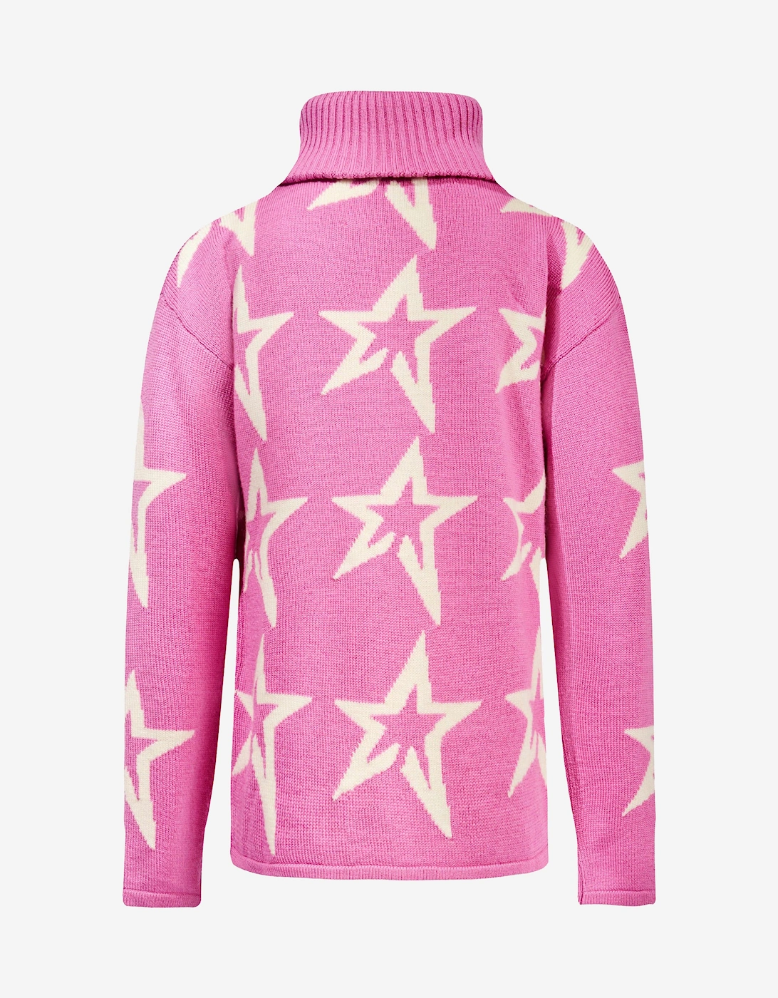 Girls Merino Wool Star Dust Jumper in Pink
