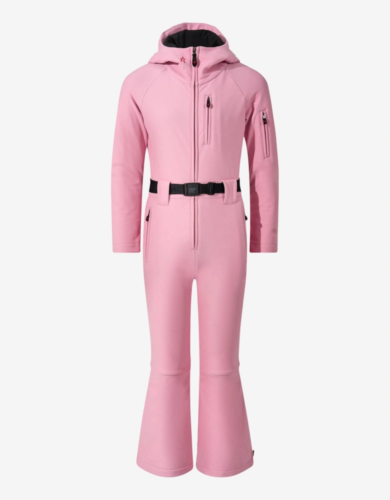 Girls Star Ski Suit in Pink