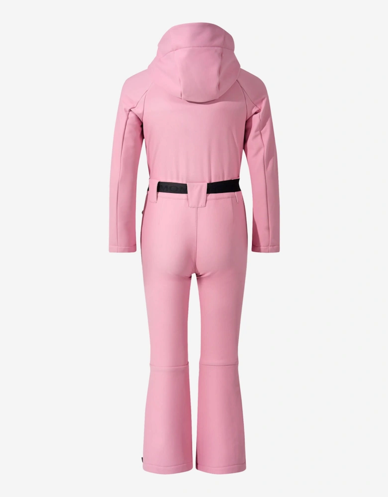 Girls Star Ski Suit in Pink