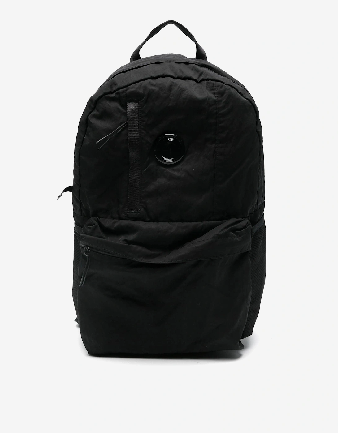 Cp Company Boys Black 'S C.p. Company Lens Backpack In (40Cm) - Size: One Size, Kids
